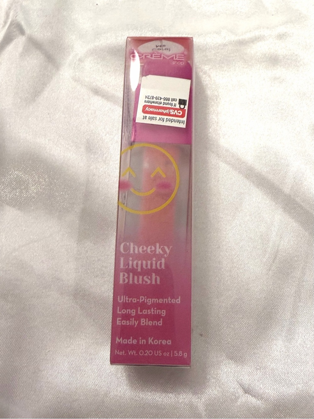 The Creme Shop Cheeky Liquid Blush CORAL ME Ultra Pigmented Dewy